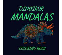 Dinosaur mandala coloring book