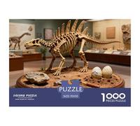 Dinosaur Museum 1000 Piezas Jigsaw Creativo DecoracióN Familiar Jigsaw Desafíos Difíciles para Adultos 70x50cm/1000pcs