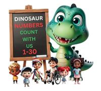 Dinosaur Numbers: Dinosaur Kids: Count with us