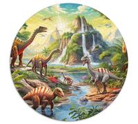 Dinosaur Park 1000 Pieces Science Fiction Jigsaw Puzzles For Adults Family Challenge Toys Stress Relieving Entertainment Cultivate The Spirit of Teamwork For Adults Gifts 1000pcs (67.5x67.5cm)