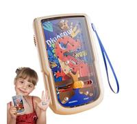 Dinosaur Pinball Machine, Handheld Ball Catching Game, Interactive Arcade Toy, Professional-Grade Gameplay, Portable Fun for Indoor Sports, Entertainment, Family Play, 13x8.5x2cm Multicolor