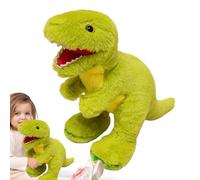 Dinosaur Plush, LED Stuffed Toy, Light Up, Soft Touch Fabric, Color Changing Lights, Great for Bedtime Comfort or Kids' Room Decoration, Green, Yellow, Blue
