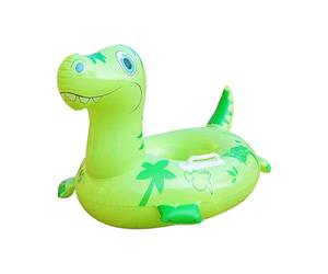 Dinosaur Pool Float - Animal Inflatable Raft, Swimming Water Float, PVC Handle Child Ride Toy | Kids Outdoor Beach Bathtub Play Vessel, Boys Girls Outdoor Fun Summer Splash Comfort Durable Safety