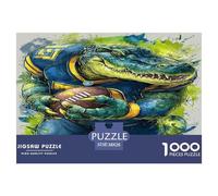 Dinosaur Puzzle 1000 Pieza Rompecabezas para Adultos Niño Jigsaw Puzzle para Juegos Educativos Familiares Rompecabezas 38x26cm/1000pcs