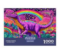 Dinosaur Puzzle 1000 Pieza Rompecabezas para Adultos Niño Jigsaw Puzzle para Juegos Educativos Familiares Rompecabezas 70x50cm/1000pcs