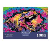 Dinosaur Puzzle 1000 Pieza Rompecabezas para Adultos Niño Jigsaw Puzzle para Juegos Educativos Familiares Rompecabezas 70x50cm/1000pcs