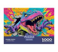 Dinosaur Puzzle 1000 Piezas Jigsaw Puzzles para Adultos Niño Rompecabezas Difícil Juegos Que Desafían El Cerebro para Toda La Familia 70x50cm/1000pcs
