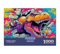 Dinosaur Puzzle 1000 Piezas Jigsaw Puzzles para Adultos Niño Rompecabezas Difícil Juegos Que Desafían El Cerebro para Toda La Familia 70x50cm/1000pcs