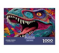 Dinosaur Puzzle 1000 Piezas Jigsaw Puzzles para Adultos Niño Rompecabezas Difícil Juegos Que Desafían El Cerebro para Toda La Familia 70x50cm/1000pcs