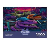 Dinosaur Puzzle 1000 Piezas Jigsaw Puzzles para Adultos Niño Rompecabezas Difícil Juegos Que Desafían El Cerebro para Toda La Familia 70x50cm/1000pcs