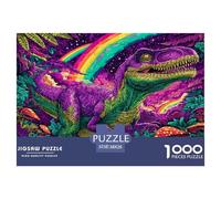Dinosaur Puzzle 1000 Piezas Jigsaw Puzzles para Adultos Niño Rompecabezas Difícil Juegos Que Desafían El Cerebro para Toda La Familia 38x26cm/1000pcs