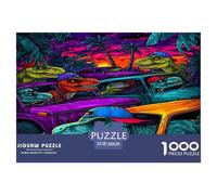 Dinosaur Puzzle 1000 Piezas Rompecabezas para Adultos Niño Jigsaw Puzzles Juguete De Desafío Juegos Educativos Familiares 38x26cm/1000pcs