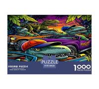 Dinosaur Puzzle 1000 Piezas Rompecabezas para Adultos Niño Jigsaw Puzzles Juguete De Desafío Juegos Educativos Familiares 38x26cm/1000pcs