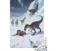 Dinosaur Puzzle 1000 Teile Geschenke Wooden Kinder AB 14 Jahre 1000pcs (75x50cm)