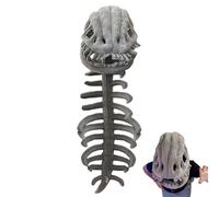 Dinosaur Skeleton Costume - 45.3 pulgadas, traje de Halloween para niños, diseño de animales con relleno suave | Detalle realista, Escenario Performance Costume For Adults, Niños, Evento temático