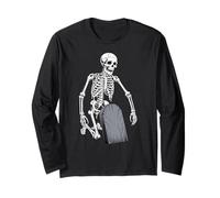 Dinosaur Skeleton in Haunted Forest Fantasy Illustration Manga Larga