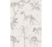 Dinosaur Skeleton Notebook: Blank and Lined Jurassic Journal for Fossil Fanatics, Dinosaur Enthusiasts, and Quirky Gift Seekers