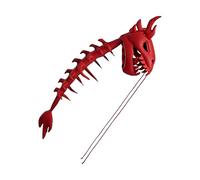 Dinosaur Skeleton Plush - Immersive Breathable Flexible Cosplay - Soft And Comfortable Kids Dragon Costumes Cosplay Trajes - For Boys Girls Halloween Fiesta de Navidad Fiesta Dance Etapa Celebración