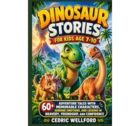 Dinosaur stories for kids age 7-10: 60+ Adventure Tales with Memorable Characters, Genuine Emotions, and Lessons in Bravery, Friendship, and Confidence