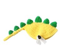 Dinosaur Sweater Outfit - Adjustable Strap Turtle Design, Winter Knitted Pet Clothing, Small Animal Costume, Cosplay Dress | Festive Pet Apparel, Ideal for Halloween Party Photos Small Animal Events