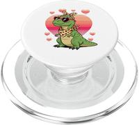 Dinosaur T-Rex Sunglasses Valentines Day PopSockets PopGrip para MagSafe