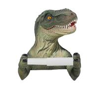 Dinosaur Tissue Roll Holder - Bathroom Paper Towel Dispenser | Unique Toilet Organizer Stand for Kitchen, Hotel, Restroom, Bedroom, Office, Washroom, Household Decoration, Space Saving Mount Fixture