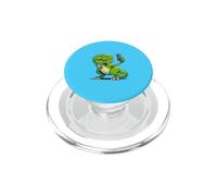Dinosaur Trex Making Selfie Meme Dino Humorístico Niños y Adultos PopSockets PopGrip para MagSafe