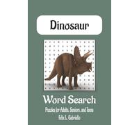 Dinosaur Word Search Book: Word Searches with Easy to Read Print About Horses, Horseback Riding, Horse Racing and More | 6x9 inches, 110 pages | ... Gifts for Vacations, Holidays, and Free Times