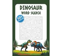 Dinosaur Word Search: Easy to Read Print Puzzle Book about Dinosaurs | 6x9 inches, 166 pages | 50+ Puzzles | Fun & Educational for Kids, Adults, and Dinosaur Lovers
