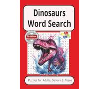 Dinosaur Word Search Puzzle Book: Word Search with Easy-to-Read Print about Dinosaur and More| 6x9 inches, 50+ Puzzles | Gift for, Vacations, Holidays and free Time.