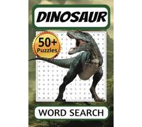 Dinosaur Word Search Puzzle Book: Word Searches with Easy to Read Print about Dinosaurs and More | 6x9 inches, 110 pages | 50+ Puzzles ... Gift for Vacations, Holidays and Free Times