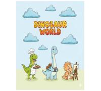 Dinosaur World: 8.5*11 coloring pages, 53 pages in total of dinosaurs doing activities