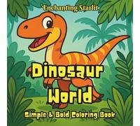 Dinosaur World: Bold & Simple Coloring Book (Relaxation)
