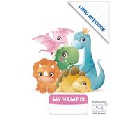 Dinosaur Writing Notebook for Kids - Primary Handwriting Paper - 120 Pages: Cute Dino Notebook for Boys and Girls - Primary Writing Paper for School and Handwriting Practice