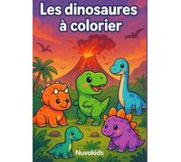 Dinosaures à colorier - Livre de coloriage dinosaures pour enfants