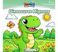 Dinosaures Mignons: Livre de Coloriage pour Enfants de 2 à 4 Ans (Draw Me! Easy Coloring - FR)
