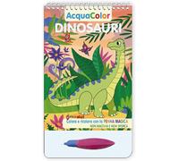 Dinosauri. AcquaColor. Ediz. a spirale. Con penna magica