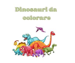 Dinosauri da colorare