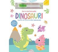Dinosauri. Scrivi & cancella. Ediz. a colori. Con pennarello