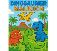 Dinosaurier Malbuch ab 2 Jahren: Dinosaurier zum Ausmalen
