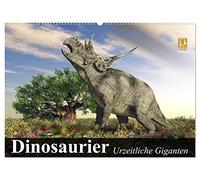 Dinosaurier. Urzeitliche Giganten (Wandkalender 2026 DIN A2 quer), CALVENDO Monatskalender: Die gewaltigen Beherrscher der Erde vor Millionen von Jahren