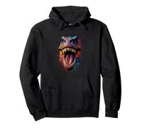 Dinosaurio arco iris fósiles vibrante colorido dinosaurio divertido Sudadera con Capucha