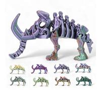 Dinosaurio Articulado Mamut de Juguete. Dinosaurios Articulados en Movimiento en Impresión 3D. Decoración Habitacion. Muñecos y Figuras Articulados. Fósiles Dinosaurios Jurassic. Tamaño S