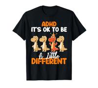 Dinosaurio Concientización TDAH Niño Niño Mes ADHD Abrazo Camiseta
