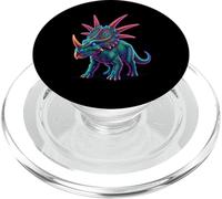 Dinosaurio cornudo Styracosaurus Cretácico Herbívoro PopSockets PopGrip para MagSafe