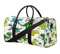 Dinosaurio Creative Desig Bolsa de viaje para mujeres, hombres, niñas, niños, dinosaurio, mármol, fin de semana, bolsas de noche de 22.7 L, bolsa de equipaje de cabina para deportes, gimnasio, yoga,
