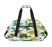 Dinosaurio Creative Desig Kids Duffel Bags for Girls Boys, Dinosaur Marbl Overnight Weekender Travel Bag 24L Sport Gym Duffel Bag Practice Tote Carry Bag, color, 24 L, Organizador de bolsas