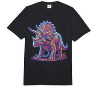 Dinosaurio Cretácico Herbívoro Cuernos Triceratops Comfort Colors Adult Heavyweight T-Shirt