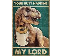 Dinosaurio de baño, tus servilletas My Signs I Only Want Cats Funny Farm Kitten 4 agujeros para colgar fácilmente, decoración tonta para los fanáticos de los gatitos, agricultores, 8 x 12 pulgadas