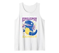 Dinosaurio de concientización sobre la Epilepsia Permite Camiseta sin Mangas